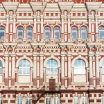The Home of Officers facade is very elaborate and one of the most beautiful buildings in Kursk.