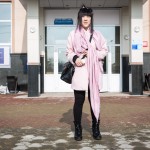 A stylish Sakhalin resident of Korean ethnicity on Sakhalin.