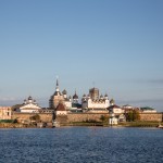 The Solovki Monastery as seen from the distance.